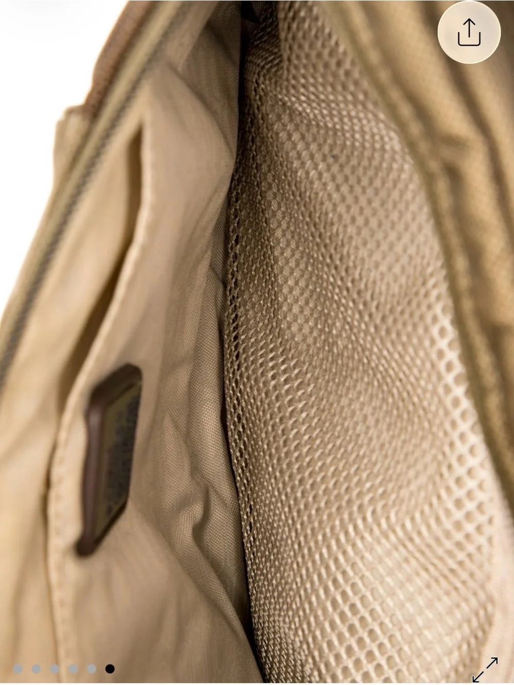 Tumi Tech Crossbody Canvas Bag